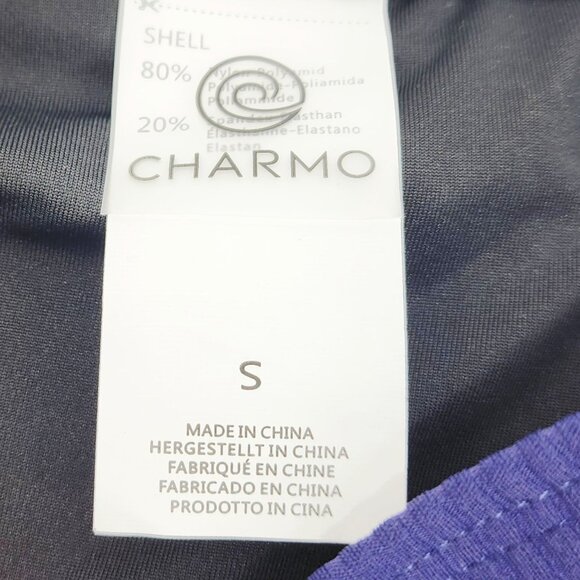 Charmo Womens High-Waisted Bikini Set Strappy Back UPF Protection Size S - Picture 2 of 11